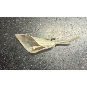 Vintage Nye Silversmiths Sterling Calla Lily Brooch Brattleboro VT Pin